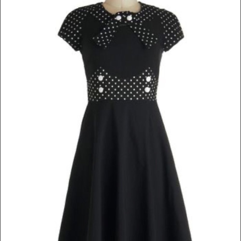 Hell Bunny Vixen Dress Retro Fit Flare S